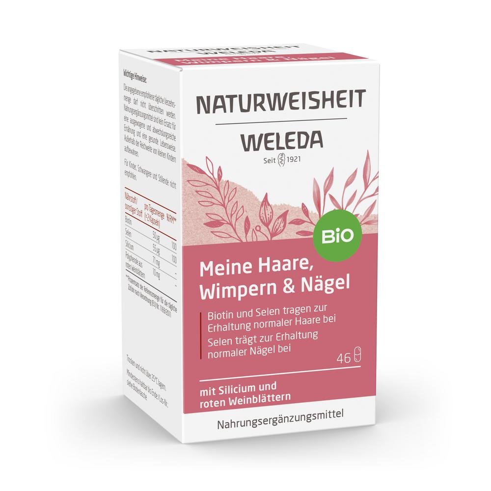 Naturweisheit Meine Haare, Wimpern & Nägel Kapseln 46 Stk