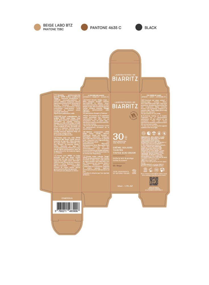 Getönte Sonnencreme Gesicht LSF 30 beige 50 ml