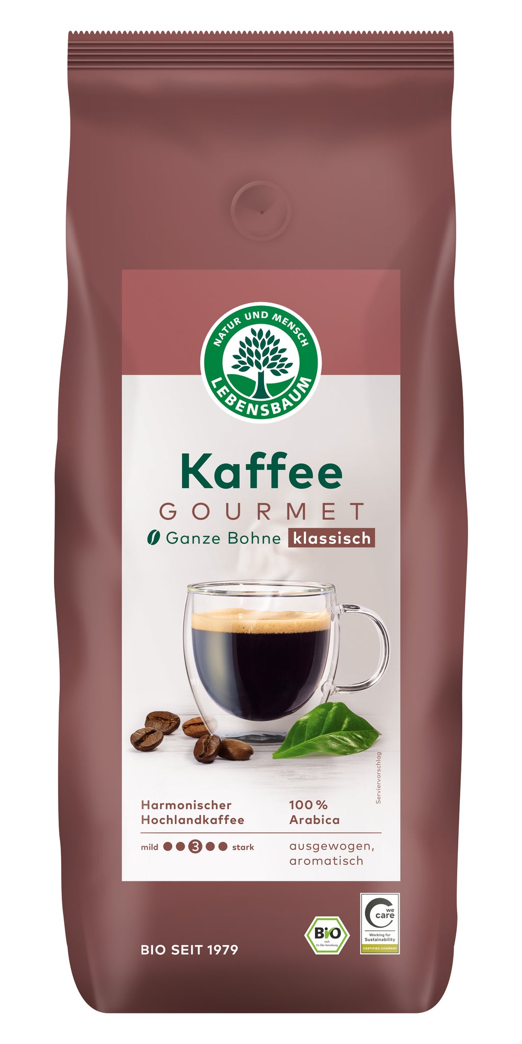 Gourmet-Kaffee klassisch Bohne 1 kg