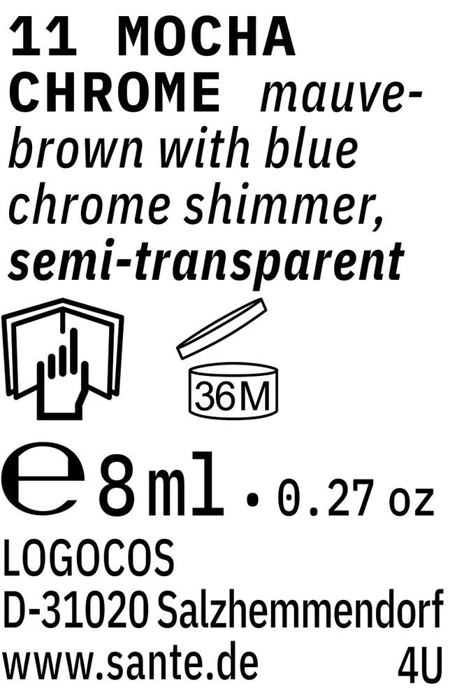 Nail Color 11 Mocha Chrome 8 ml