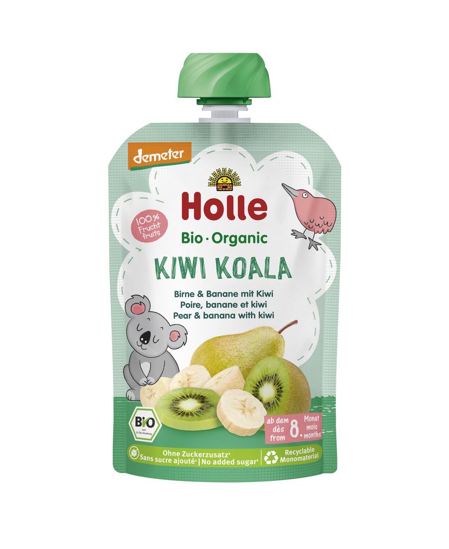 Pouchy Kiwi Koala demeter Birne&Banane mit Kiwi 100 g