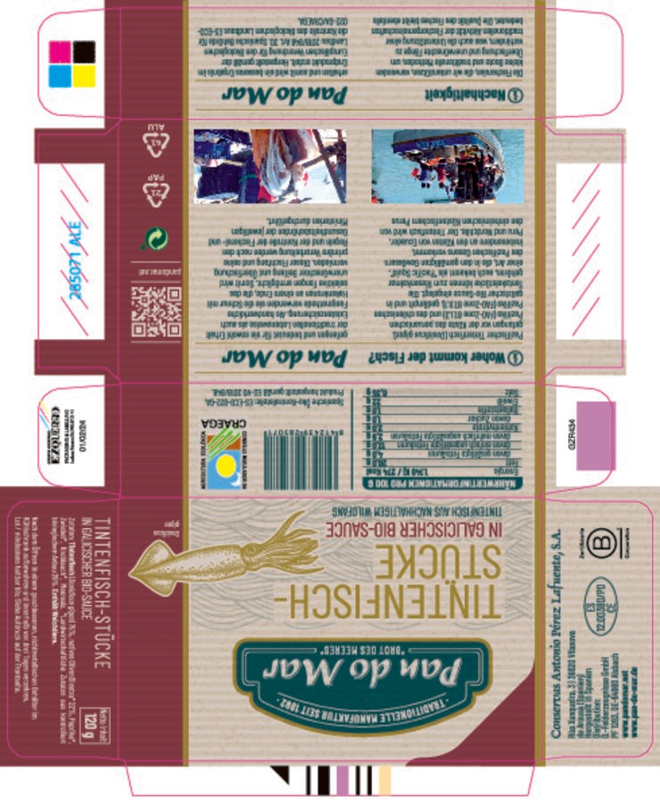 Tintenfischstücke in galizischer Bio-Sauce 120 g