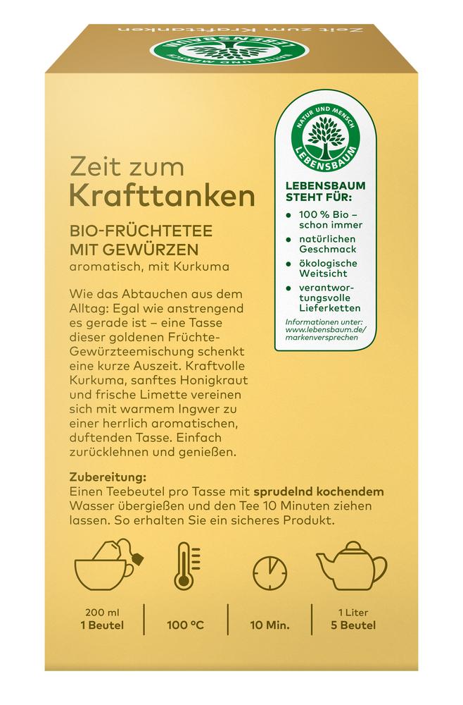 Zeit zum Krafttanken Früchtetee 40 g