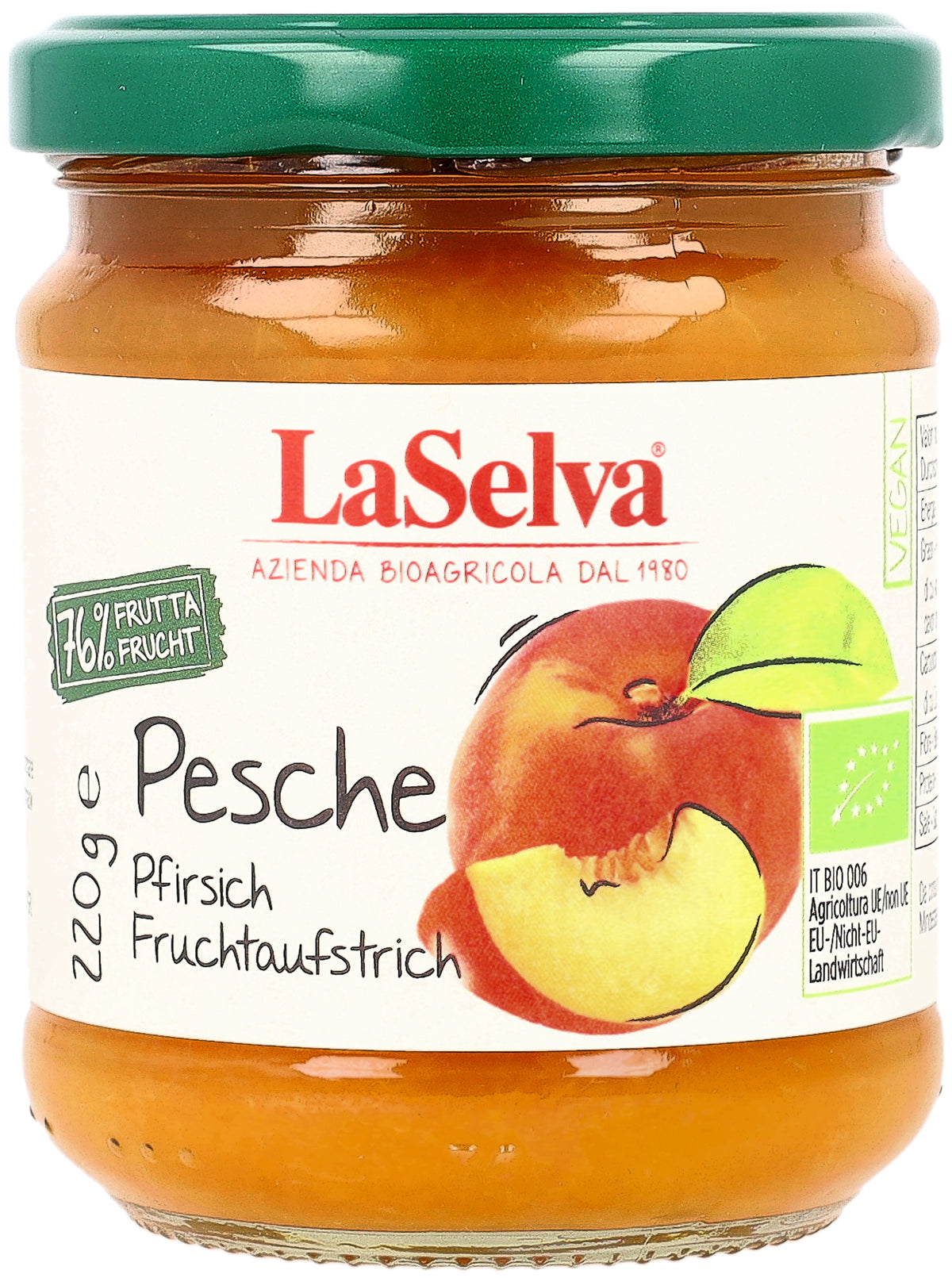 Pfirsich Fruchtaufstrich 220 g