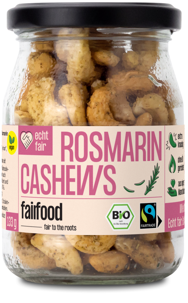 Cashewkerne Wilde Rosmarie Rosmarin & Thymian 133 g