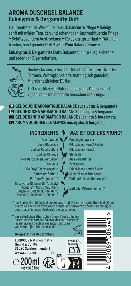 Aroma Duschgel Balance 200 ml