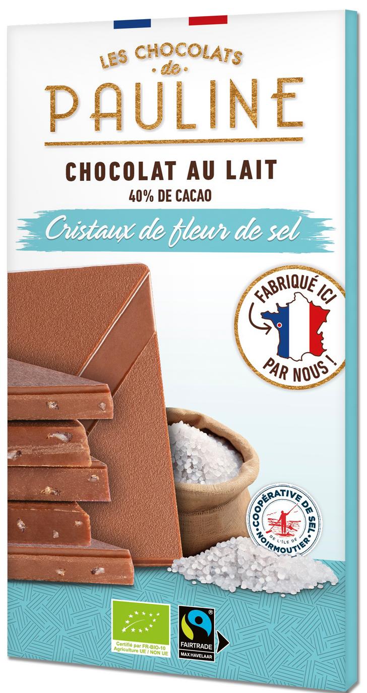 Milkchocolate 40% Fleur de sel 80 g