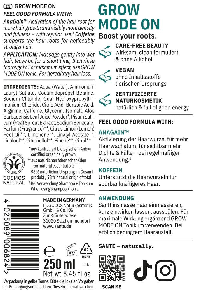 Grow Mode On Shampoo 250 ml