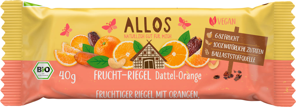 Frucht-Riegel Dattel Orange 40 g