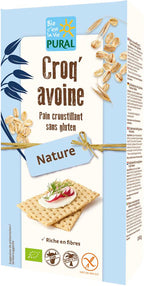 Croq'Hafer Natur glutenfreies Knäckebrot 160 g