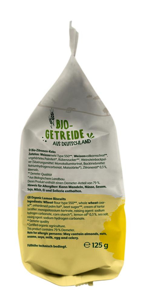 KeksFreunde Zitrone demeter 125 g
