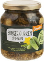 Burger Gurken süß-sauer demeter 350 g