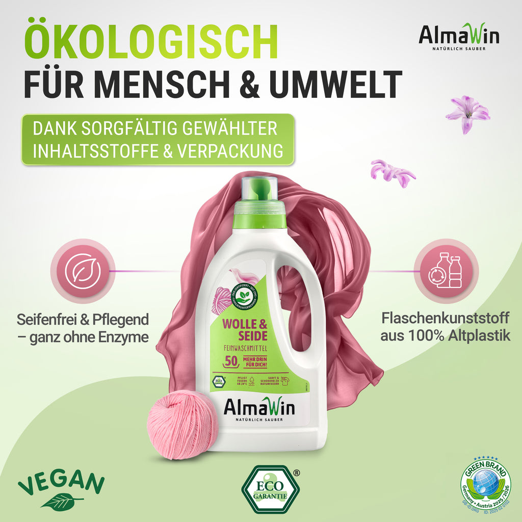Wolle & Seide Feinwaschmittel 750 ml