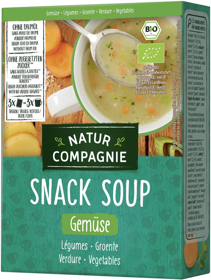 Snack Soup Gemüse 3x18 g