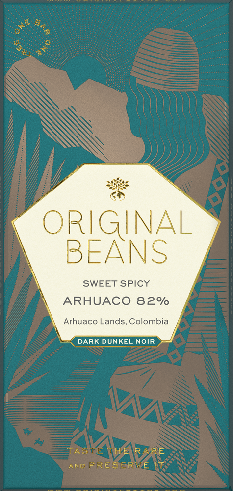 Arhuaco Businchari Schokolade 82% Kakao 70 g