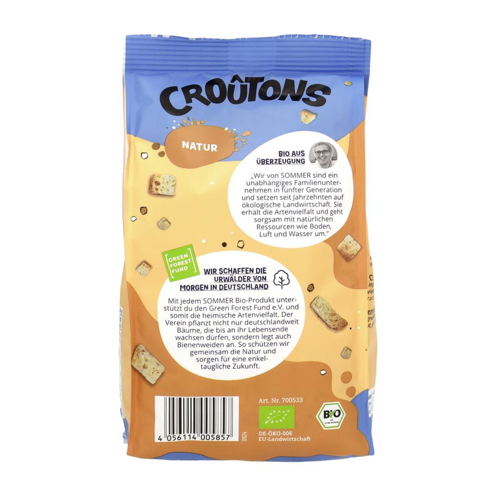 Cro?tons Natur geröstete Brotwürfel demeter 100 g