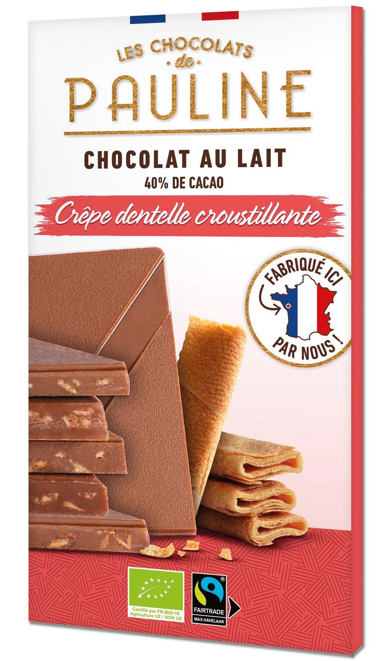 Milkchocolate 40% with Cr?pe Dentelle 80 g