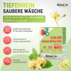 COLOR Waschpulver Lindenblüte 64 Waschgänge 2 kg