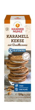 Karamellkekse mit 26% Vanillecreme 120 g