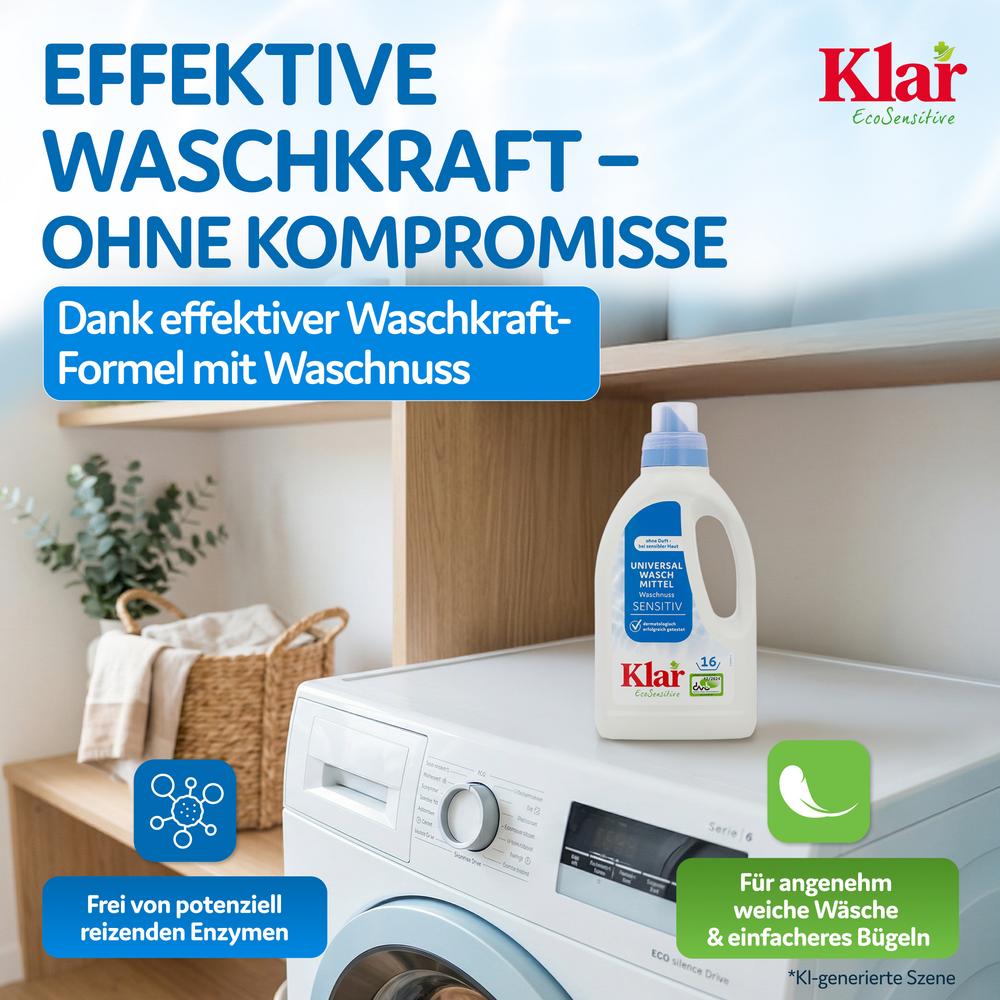 Universal Flüssigwaschmittel Waschnuss 750 ml