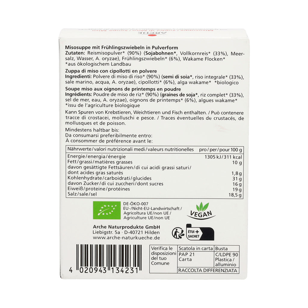Misosuppe mit Frühlingszwiebeln 4x10 g
