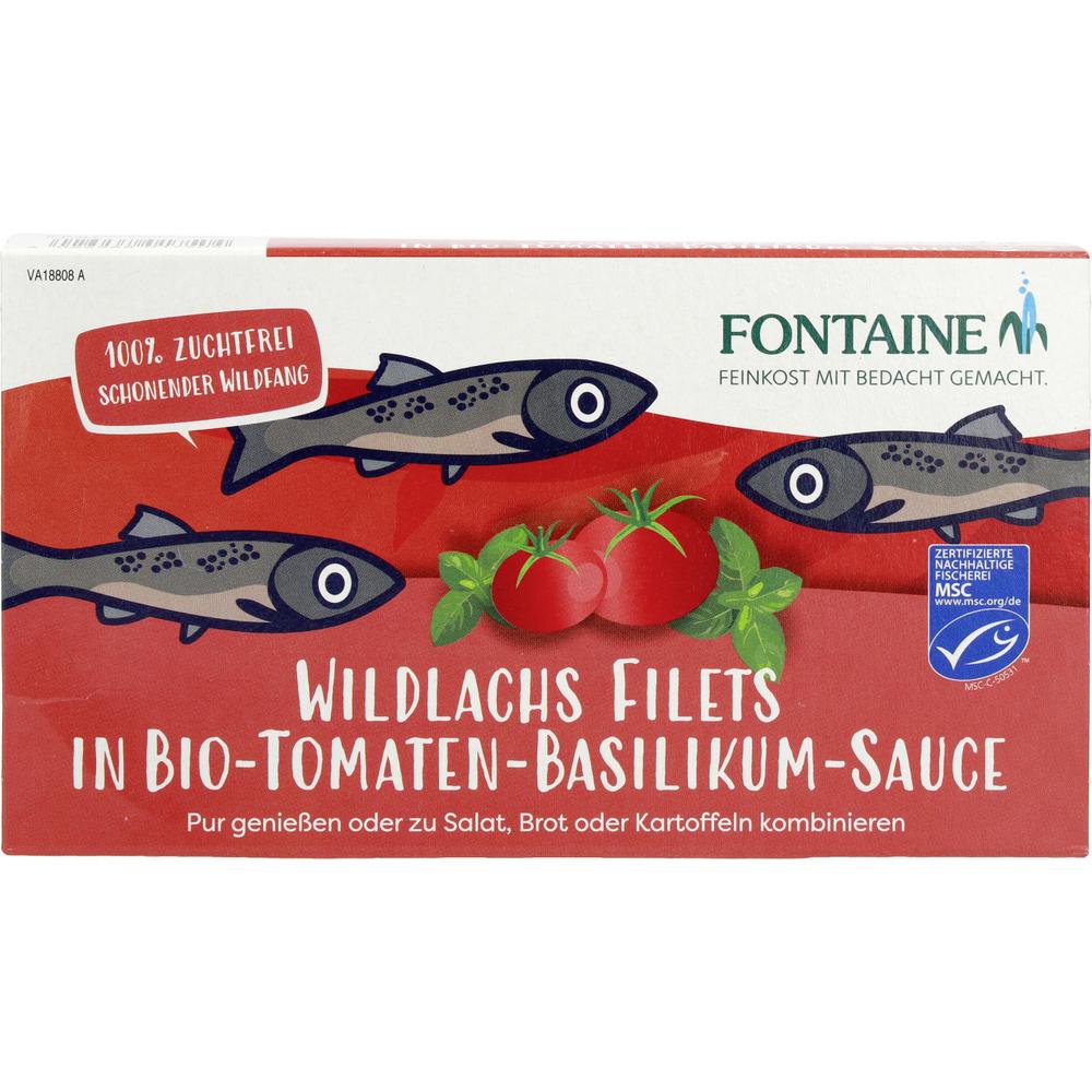 Wildlachsfilet in Bio-Tomaten-Basilikum-Creme 200 g