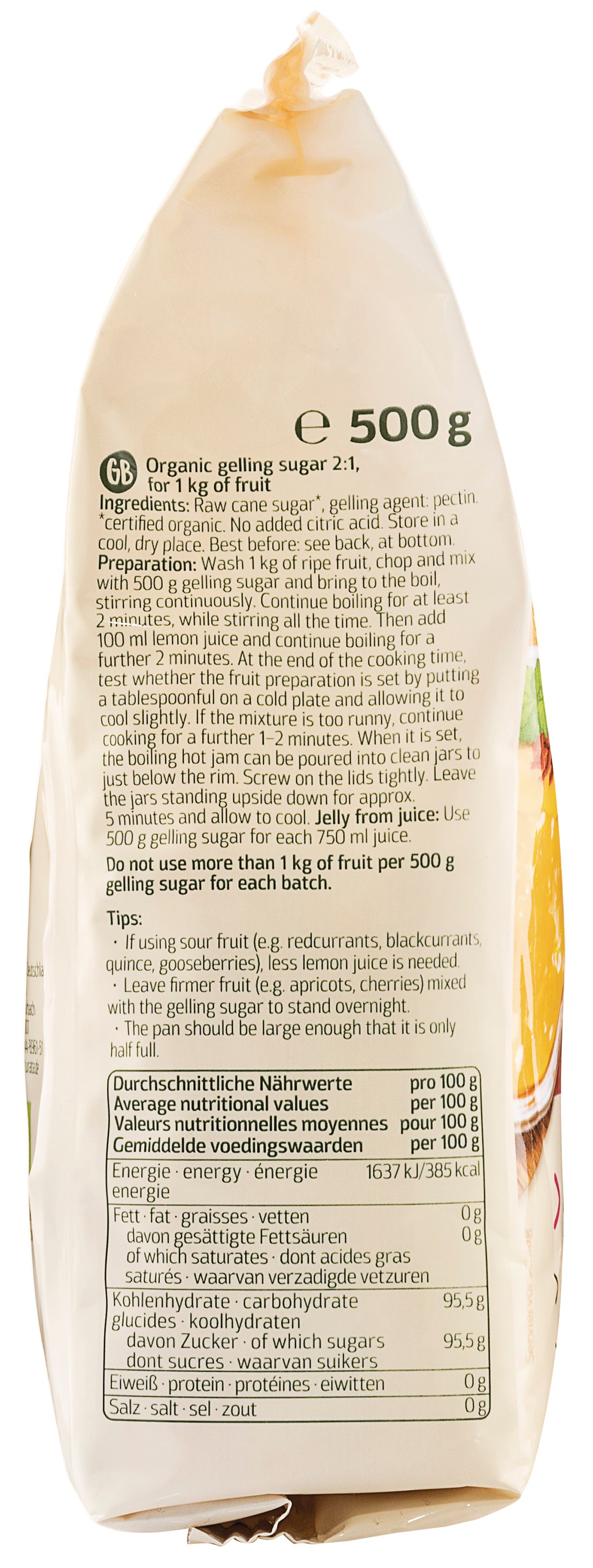 Gelierzucker 500 g