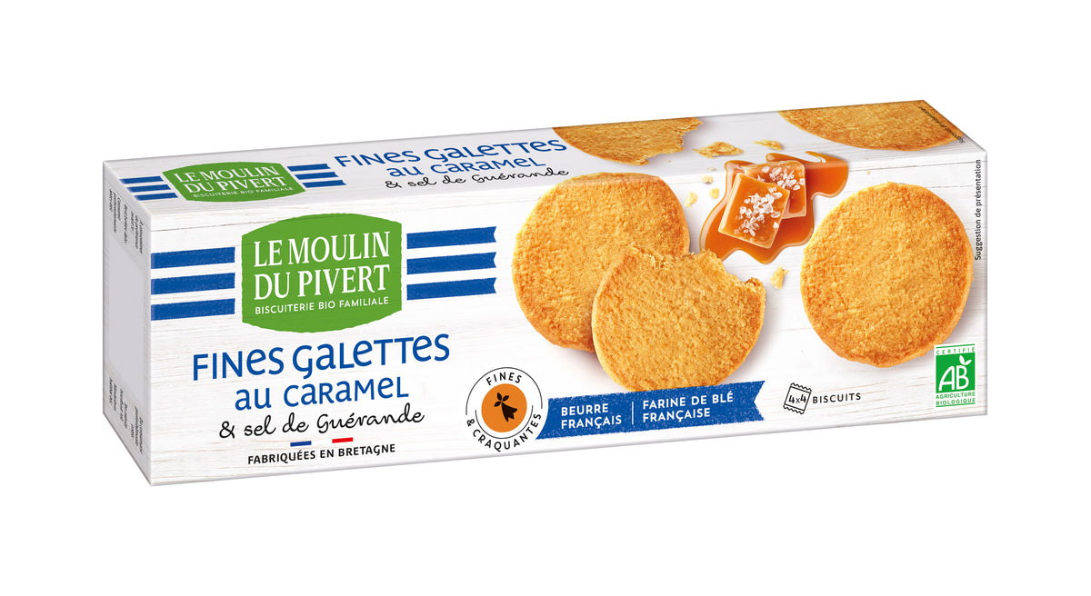 Butterkekse mit Karamell und Salz aus Guérande 120 g