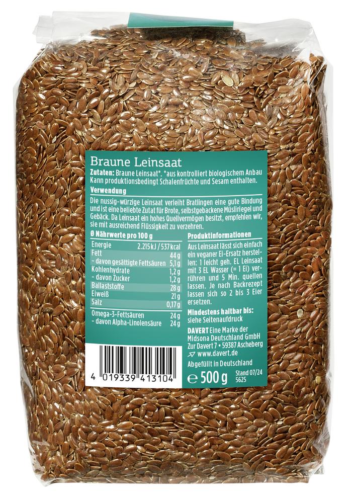 Leinsamen aus Europa 500 g