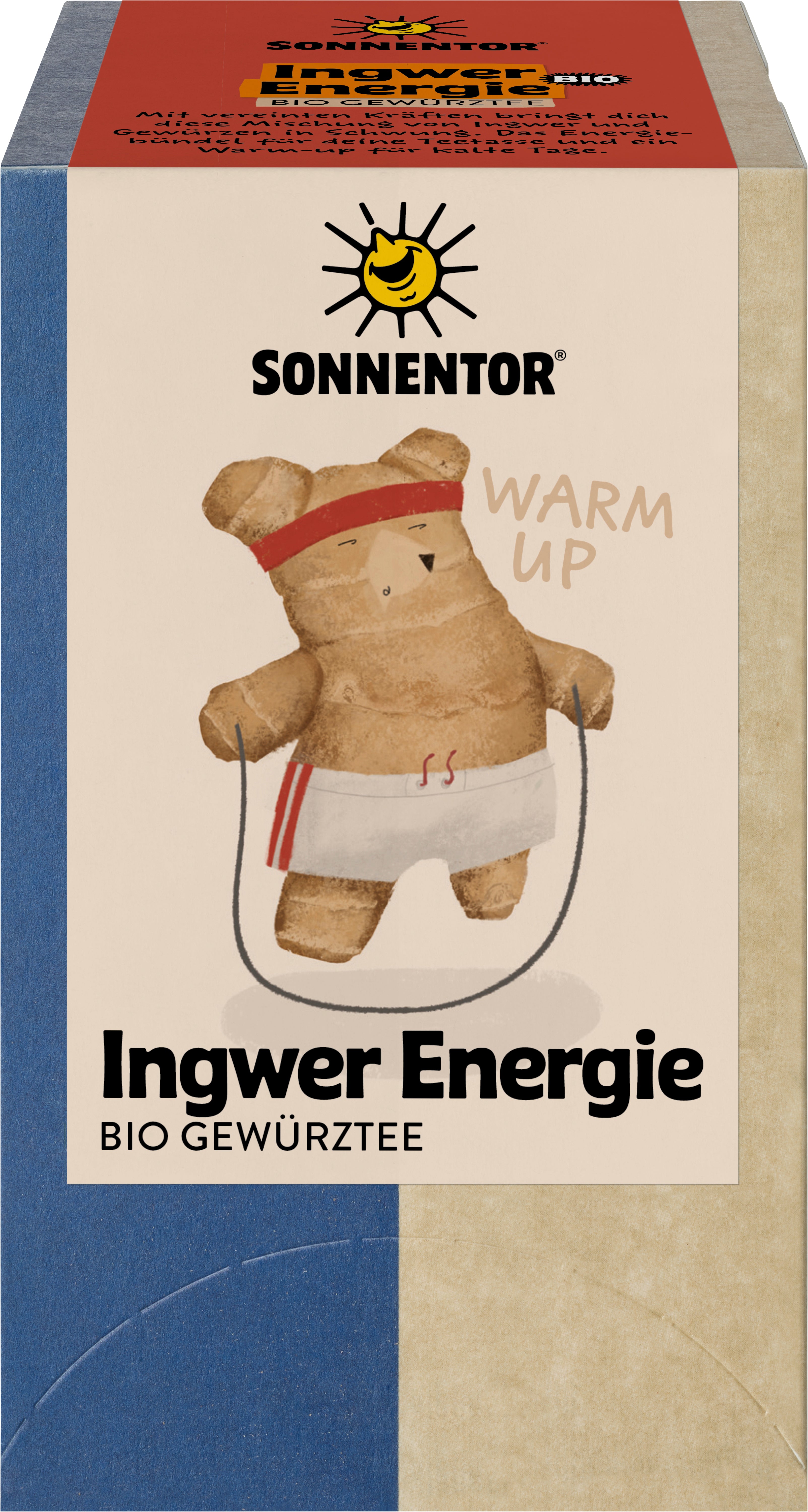 Ingwer Energie Tee Doppelkammerbeutel 32,4 g