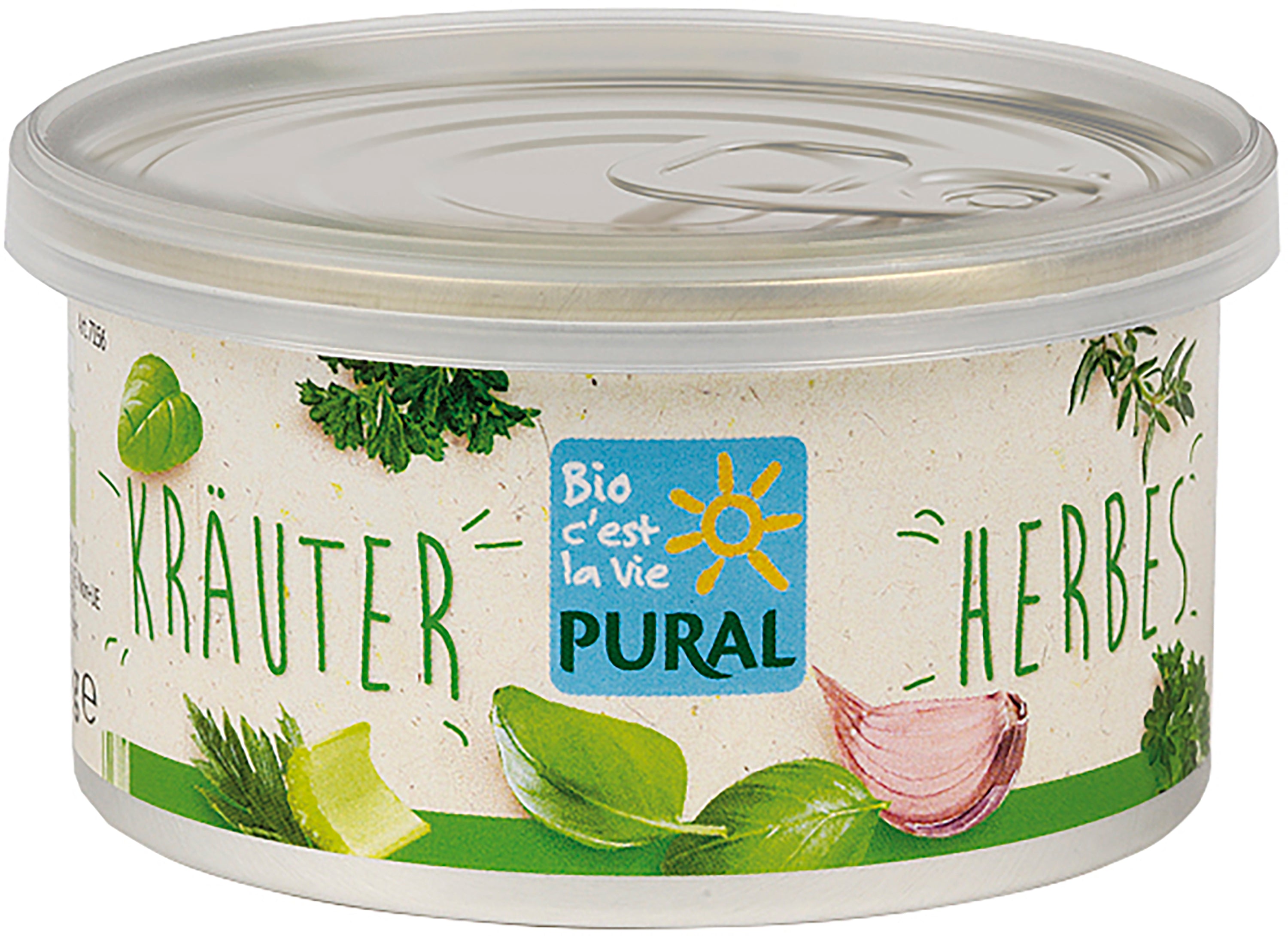Pflanzlicher Aufstrich Kräuter palmölfrei 125 g