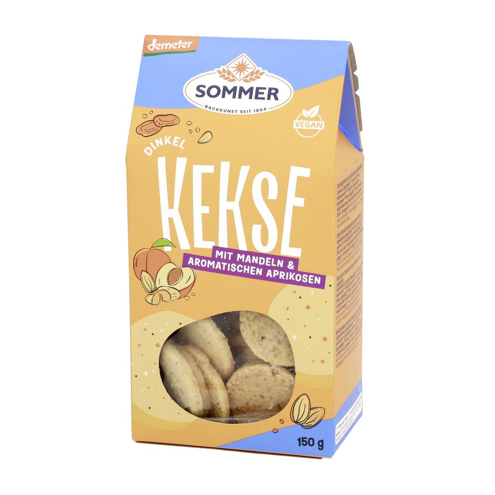 Dinkelkeks Mandel-Aprikose demeter 150 g