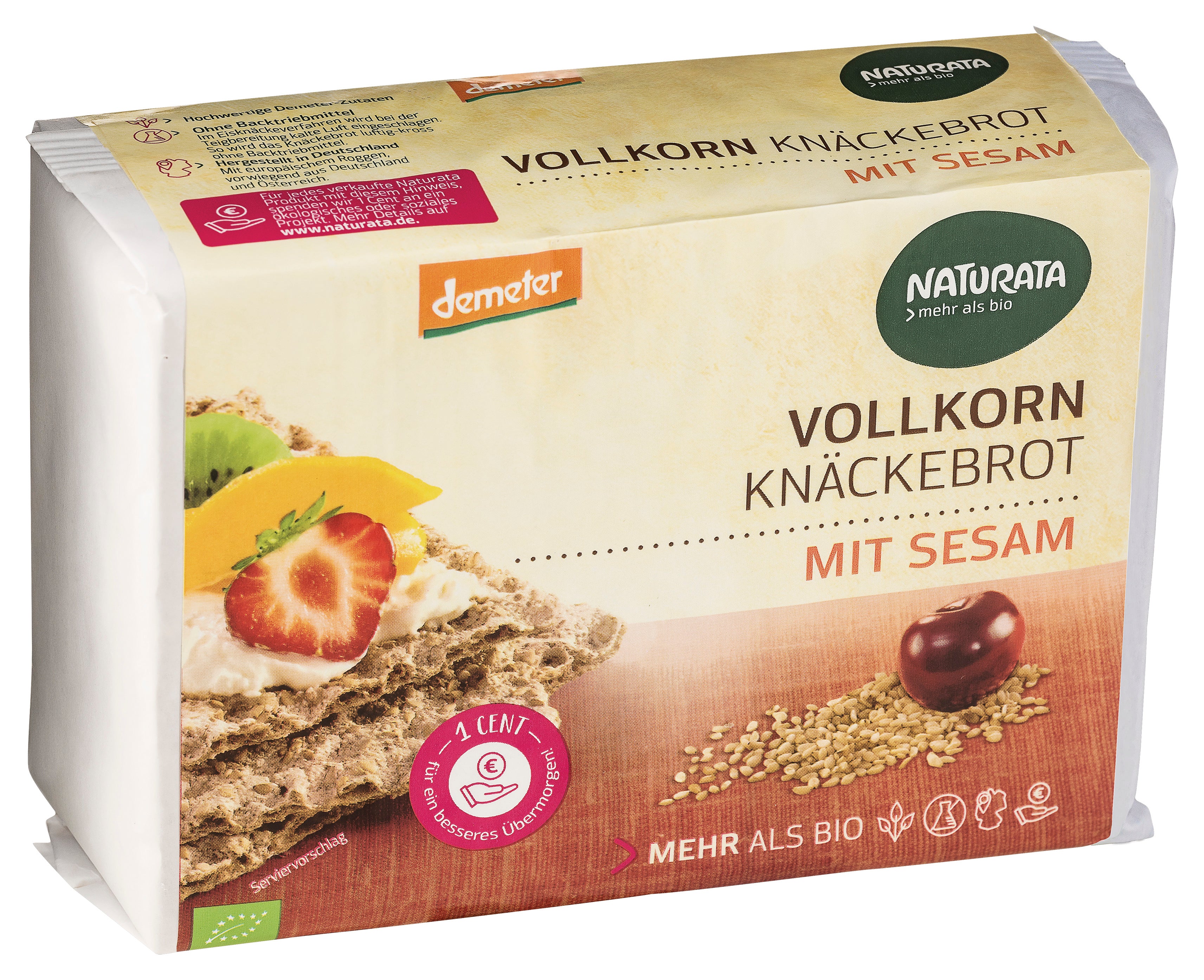 Sesam-VK-Knäckebrot demeter 250 g