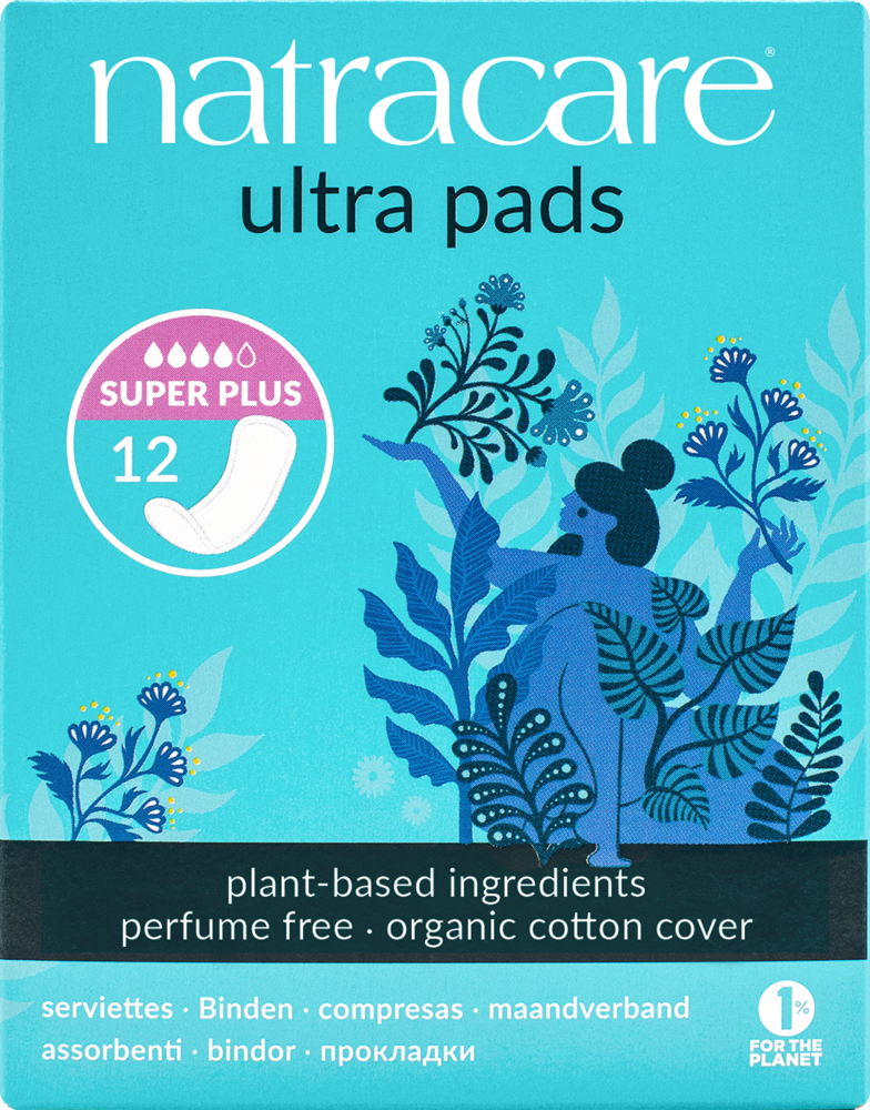 Damenbinden ultra pads super+ mit Flügeln 12 Stk