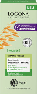 NOURISH Beruhigende Overnight Maske mit BioHafer+V 50 ml