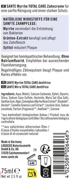 Zahncreme Myrrhe Total Care 75 ml