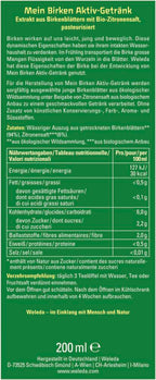Mein Birken Aktiv-Getränk 200 ml