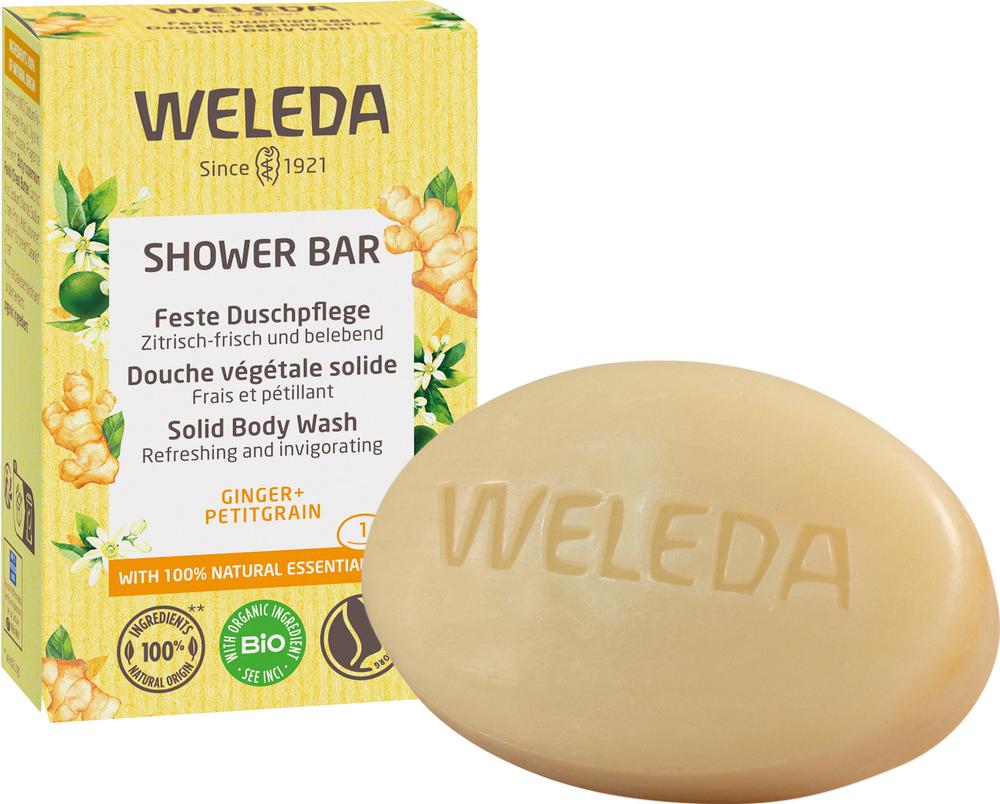 Shower Bar Feste Duschpflege Ginger + Petitgrain 75 g