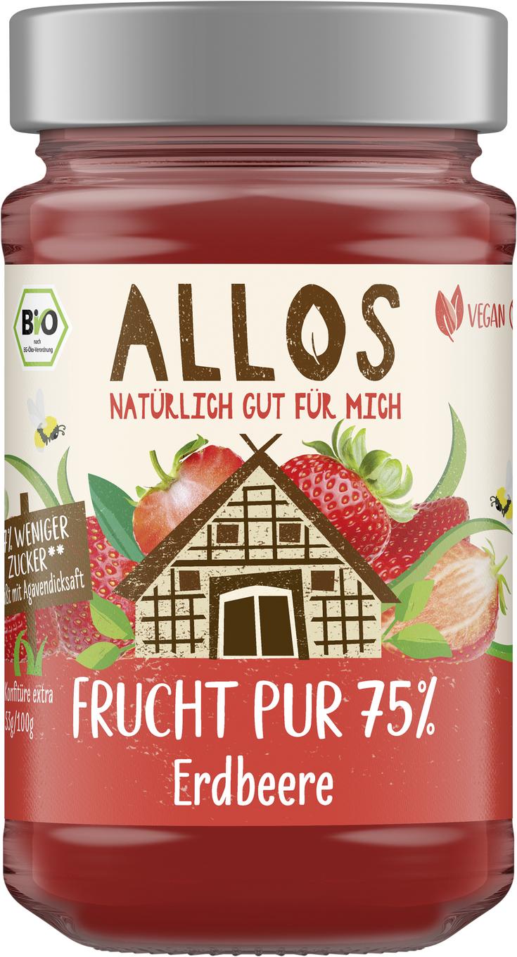 Frucht Pur 75% Aufstrich Erdbeere 250 g