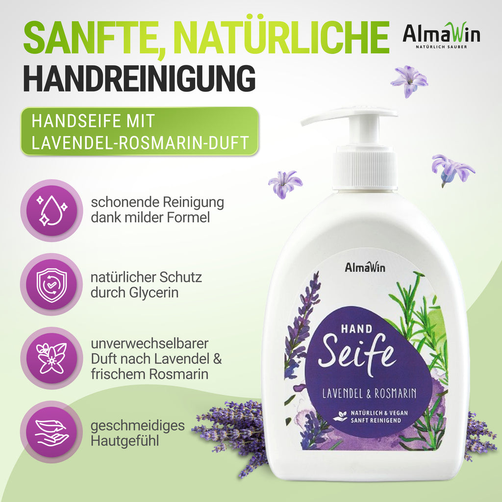 Flüssigseife Lavendel & Rosmarin 500 ml