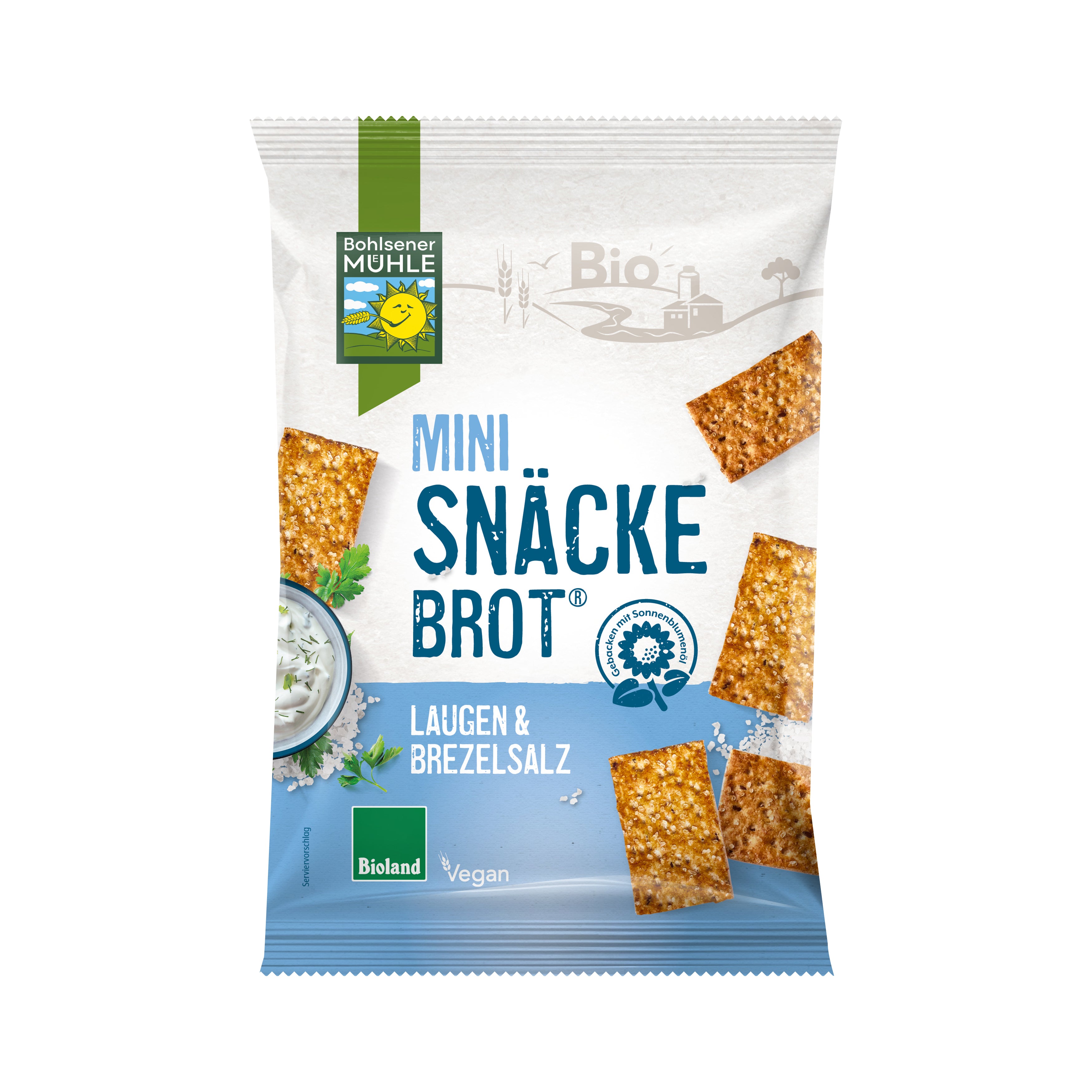 Mini Snäckebrot Laugen & Brezelsalz 95 g