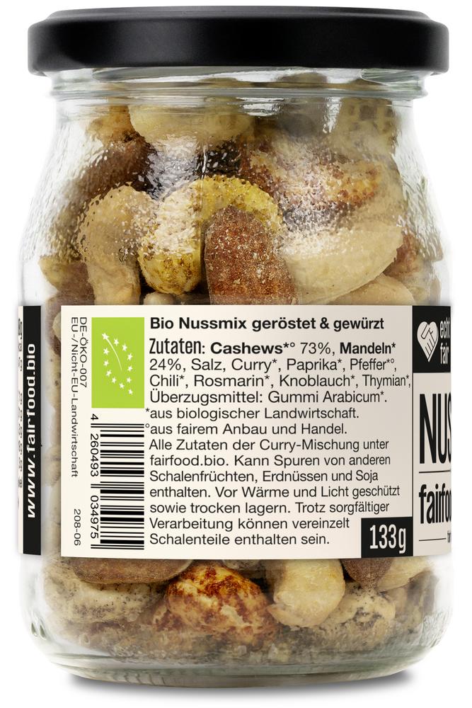 Freiburger Nussmix geröstet & bunt gewürzt 133 g