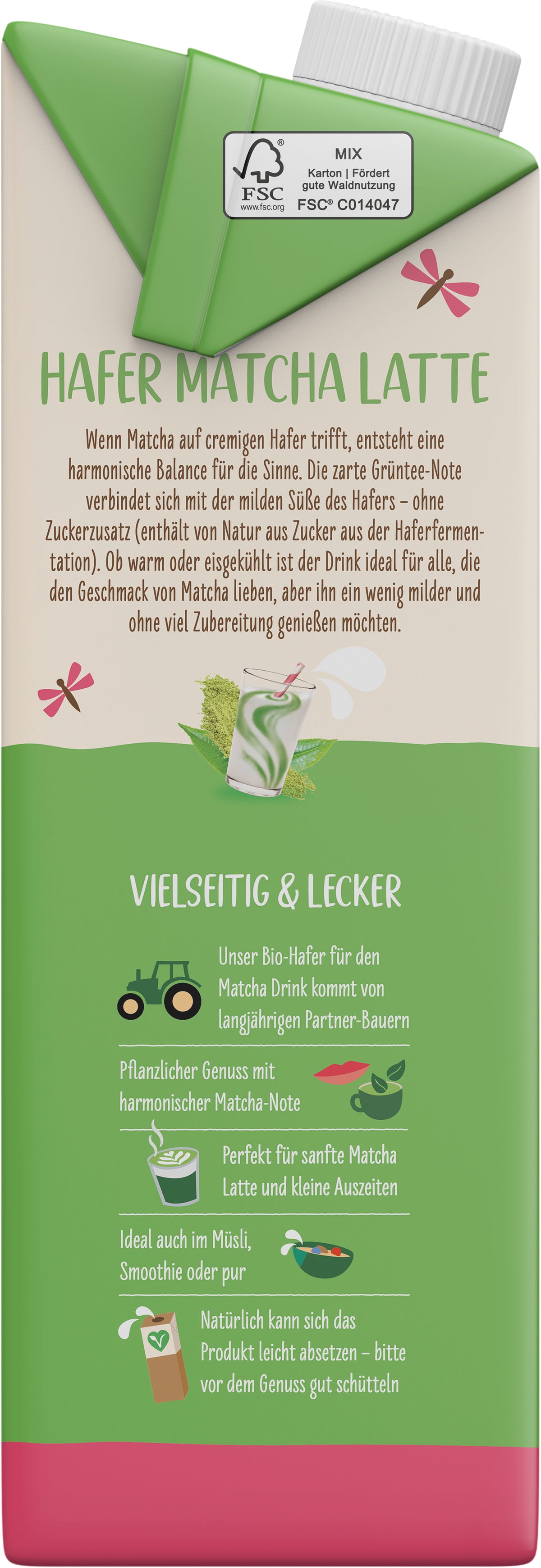 Hafer Matcha Latte Drink 1 l