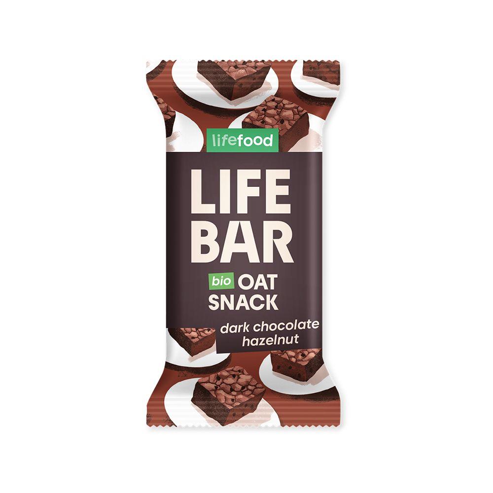 Lifebar Oat Snack Dark Chocolate Hazelnut 40 g