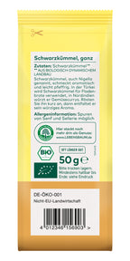 Schwarzkümmel  ganz  demeter 50 g