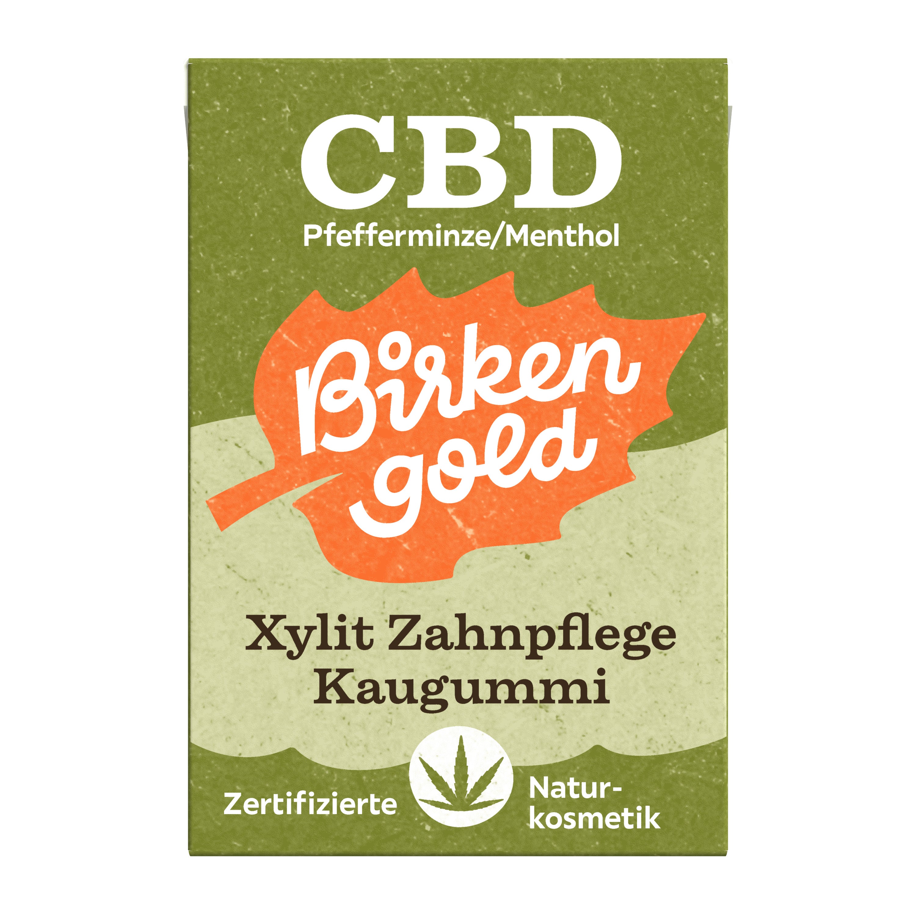 CBD Zahnpflege Kaugummi Pfefferminze plastikfrei 2 28 g