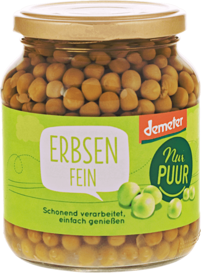 Erbsen demeter 350 g