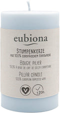 Stumpenkerze Rapswachs 50x80  hellblau/bleu clair/ 1 Stk