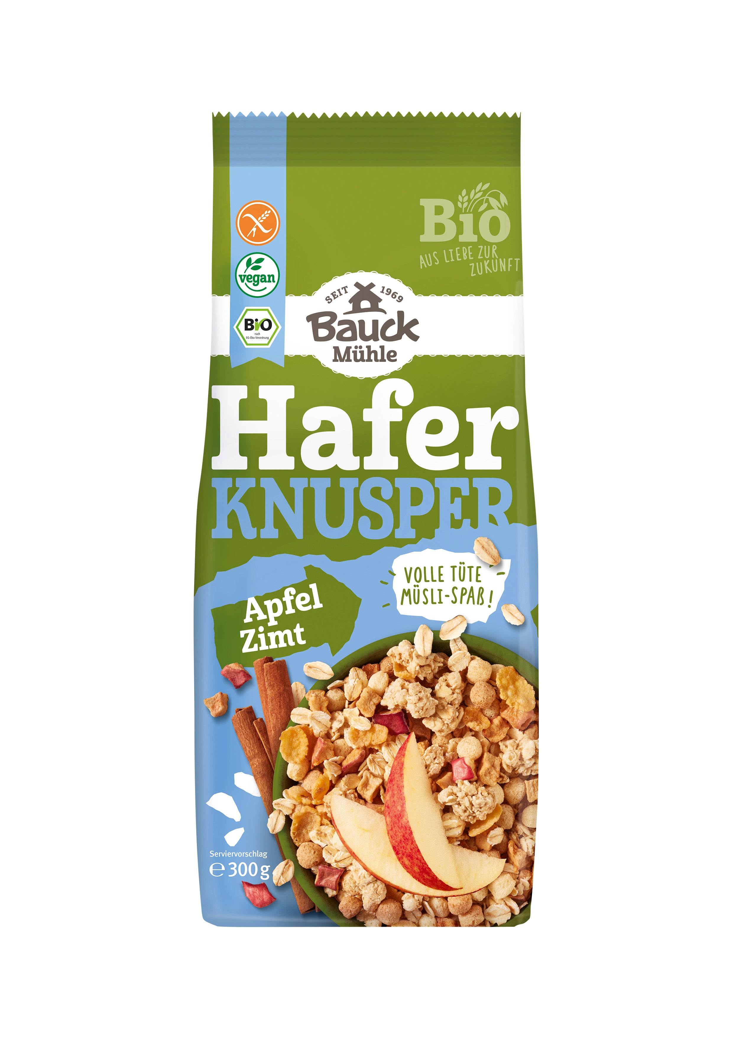 Hafer Knusper Müsli Apfel Zimt 300 g